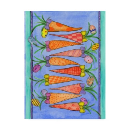 Claudia Interrante 'Carrots Stacked' Canvas Art,18x24